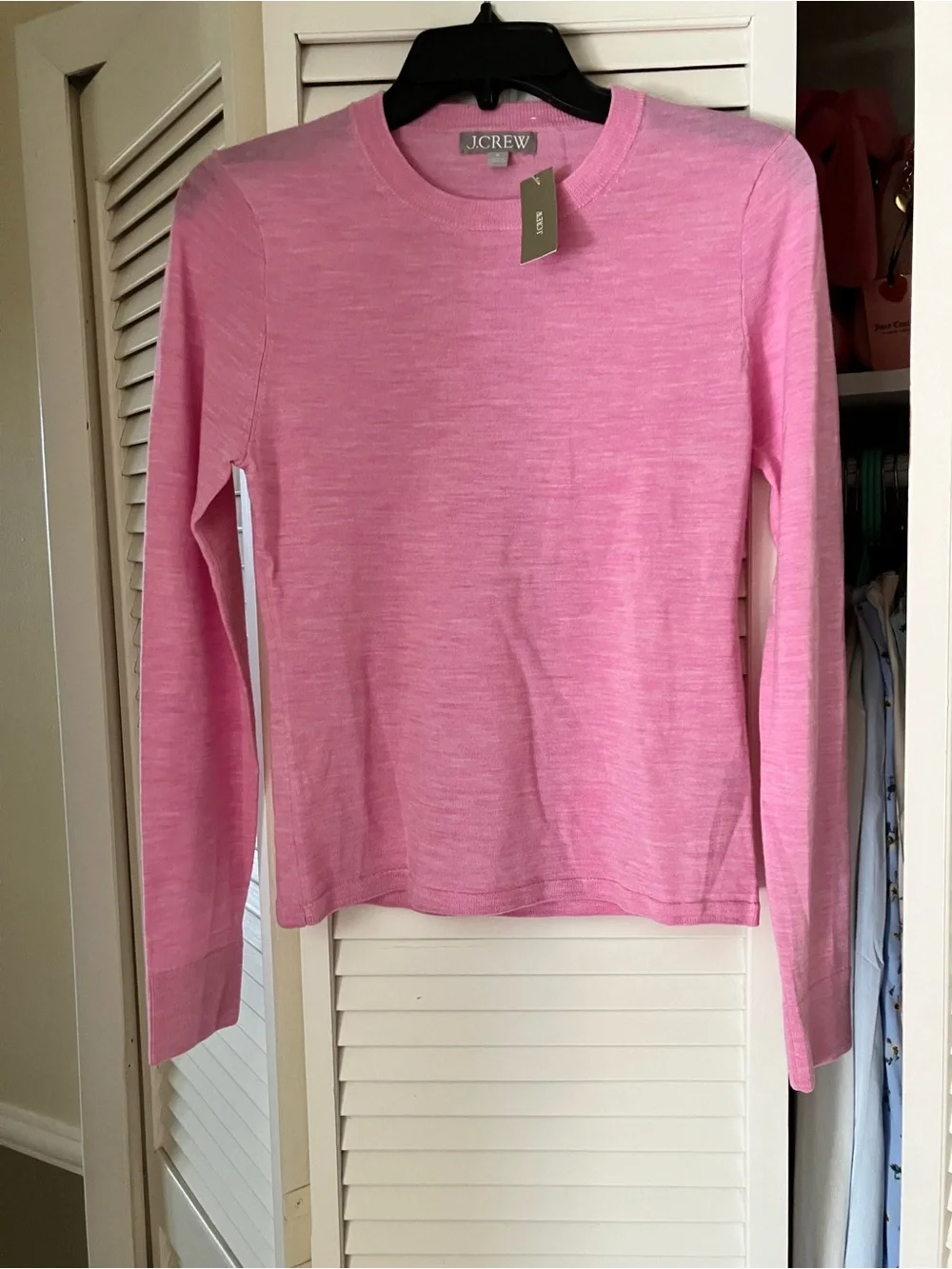 J.Crew Pink Carolyn Crewneck Sweater